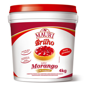 GELEIA BRILHO MORANGO S/SEM 4X4KG MAURI